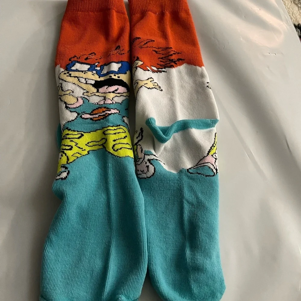 Nickelodeon Cartoon Fun Socks For Men Size 7-10 - Picture 1 of 1